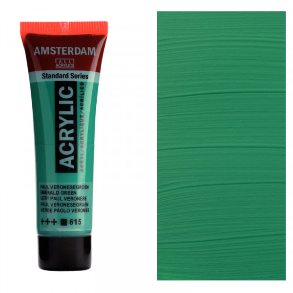 Акрилова фарба AMSTERDAM RoyalTalens, №615 Смарагдовий зелений, 20 мл
