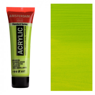 Акрилова фарба AMSTERDAM RoyalTalens, №617 Жовто-зелений, 20 мл