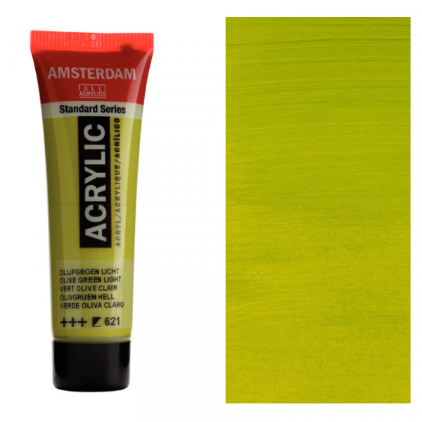 Акрилова фарба AMSTERDAM RoyalTalens, №621 Оливковий зелений світлий, 20 мл