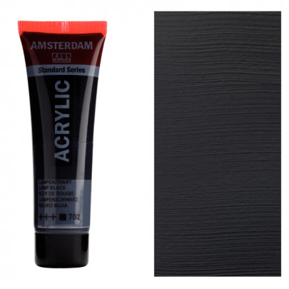 Акрилова фарба AMSTERDAM RoyalTalens №702 Сажа газова, 20 мл