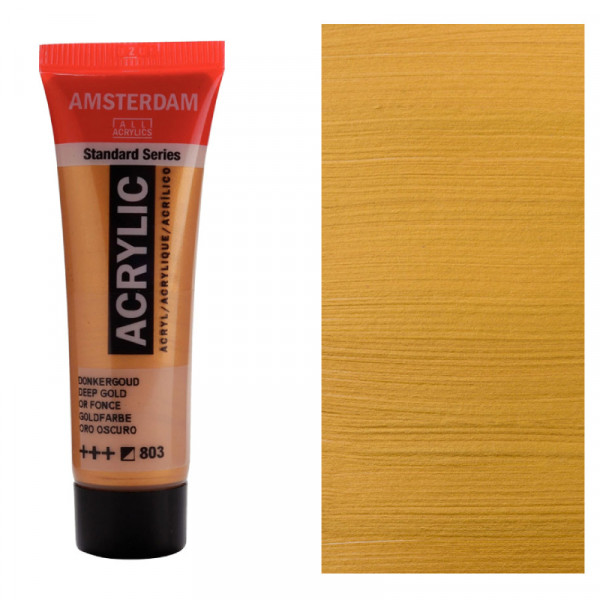 Акрилова фарба AMSTERDAM RoyalTalens, №803 Золотий темний, 20 мл