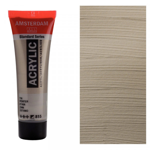 Акрилова фарба AMSTERDAM RoyalTalens, №815 Олов'яний, 20 мл
