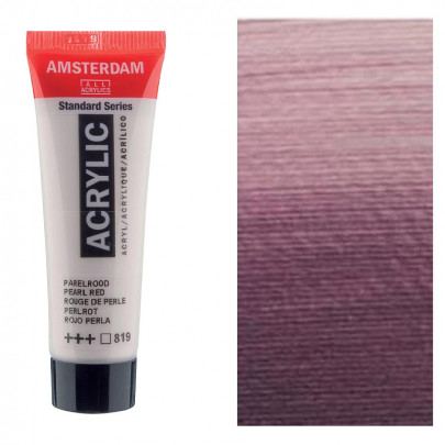 Акрилова фарба AMSTERDAM RoyalTalens, №819 Червона перламутрова, 20 мл