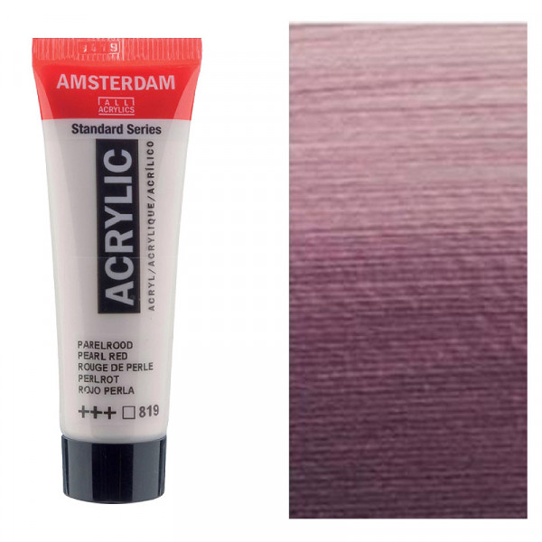 Акрилова фарба AMSTERDAM RoyalTalens, №819 Червона перламутрова, 20 мл