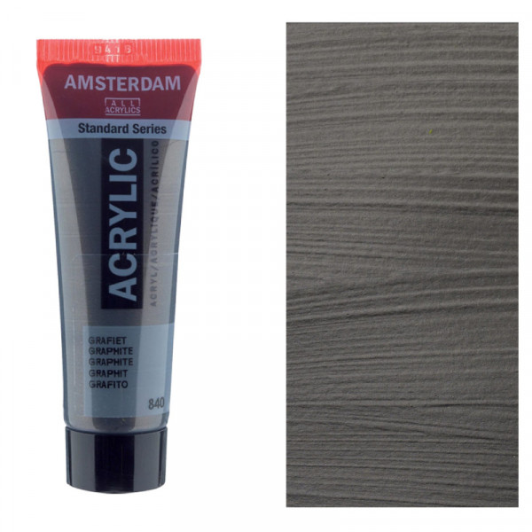 Акрилова фарба AMSTERDAM RoyalTalens, №840 Графіт, 20 мл