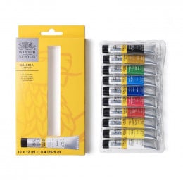 Набір акрилових фарб 10х12 мл Galeria Acrylic Colour Access Set W&N, 2190605 