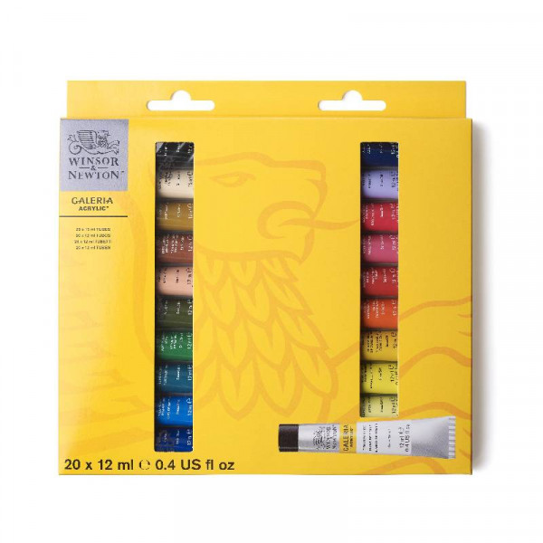 Набор акриловых красок 20х12 мл Galeria Acrylic Colour Access Set W&N, 2190606 
