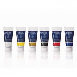 Набір акрилових фарб Lefranc Fine Acrylic Colours Set, 6 кольорів по 20 мл