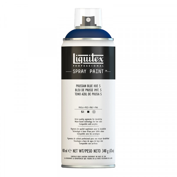 Акрилова фарба в аерозолі Liquitex SPRAY PAINT, Пруський синій №5, 400 мл