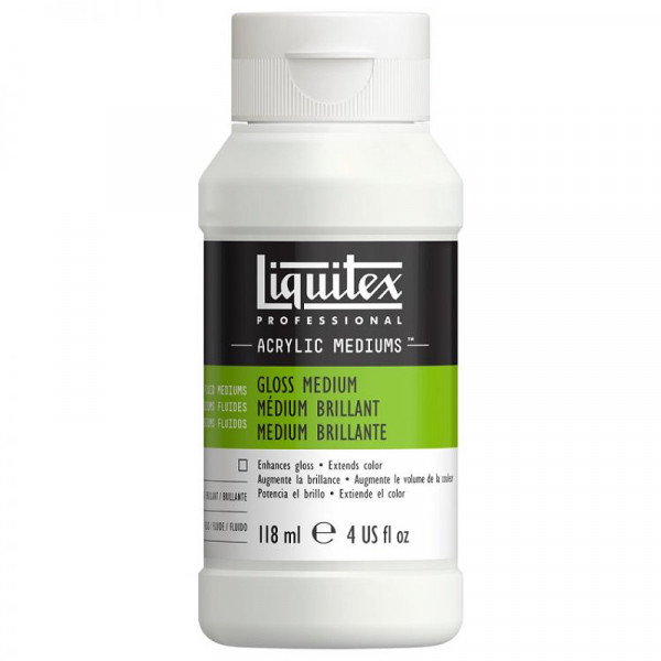 Глянцевий медіум-лак, Liquitex, Gloss Medium & Varnish, 118 мл