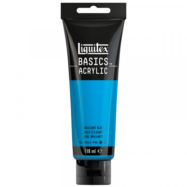 Акрилова фарба Liquitex BASICS, №570 Діамантовий синій 118 мл