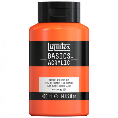 Акрилова фарба Liquitex BASICS, Кадмій червоний 400 мл