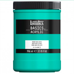 Акрилова фарба Liquitex BASICS, №660 Синьо-зелена 946 мл