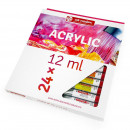 Набір акрилових фарб RoyalTalens ArtCreation, 24 кольори по 12 мл