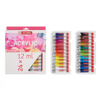 Набір акрилових фарб RoyalTalens ArtCreation, 24 кольори по 12 мл