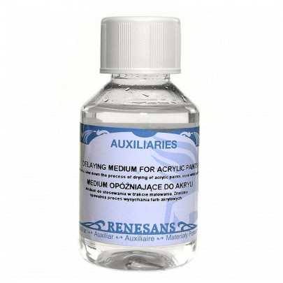 Сповільнювач висихання акрилових фарб Renesans, 100 мл