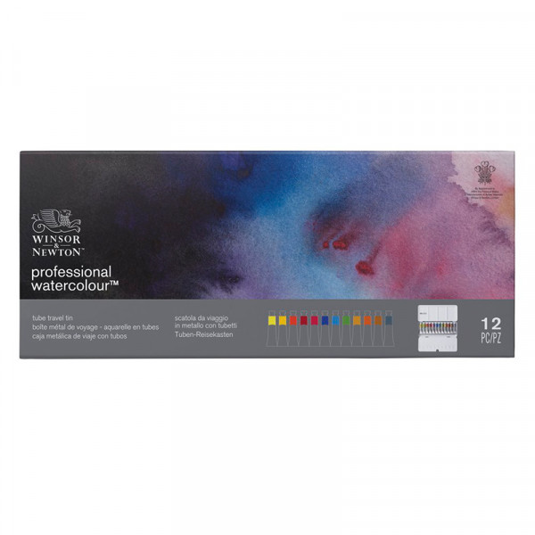 Набір акварельних фарб в тубах Winsor&Newton Professional Water Colour 12 кольорів по 5 мл
