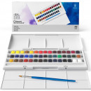 Набор акварельных красок Winsor&Newton Cotman Half Pan Studio Set, 45 цветов