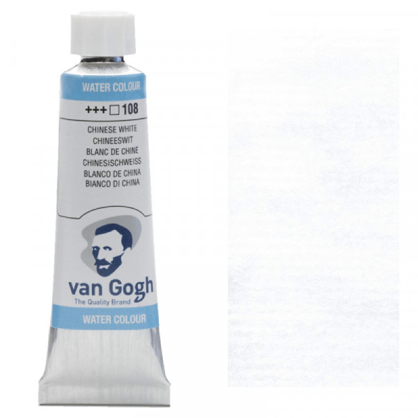 Акварельна фарба №108 Chinese White туба 10 мл, Van Gogh RoyalTalens