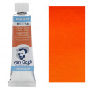 Краска акварельная Van Gogh №278 Пирольный оранжевый, туба 10мл, RoyalTalens