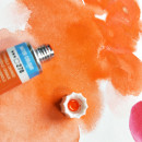 Краска акварельная Van Gogh №278 Пирольный оранжевый, туба 10мл, RoyalTalens