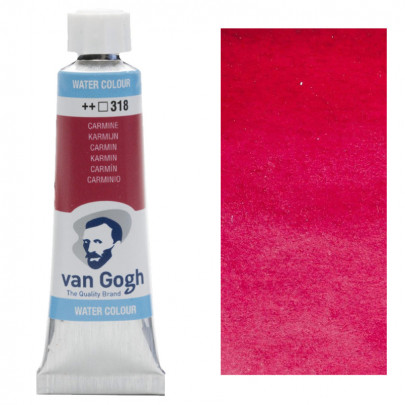 Краска акварельная Van Gogh №318 Кармин, туба 10мл, RoyalTalens