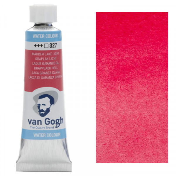 Краска акварельная Van Gogh, туба 10 мл, №327 Madder Lake Light, RoyalTalens