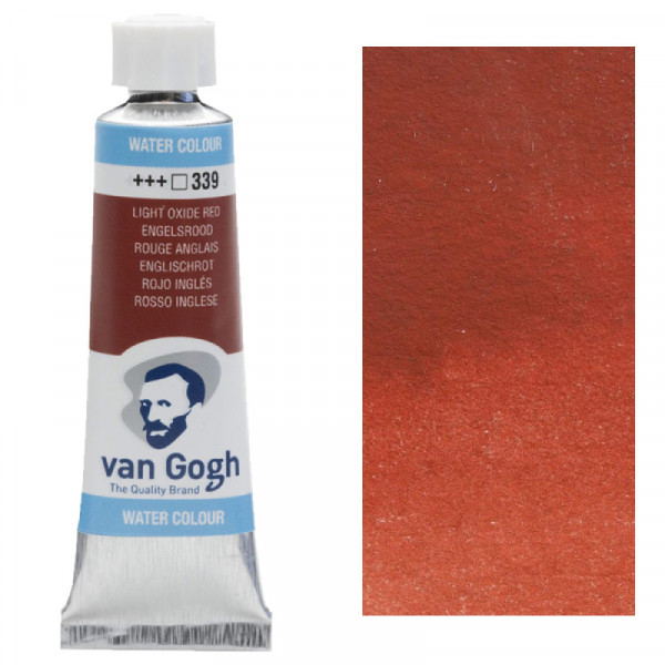 Краска акварельная Van Gogh, туба 10 мл, №339 Light Oxide Red, RoyalTalens
