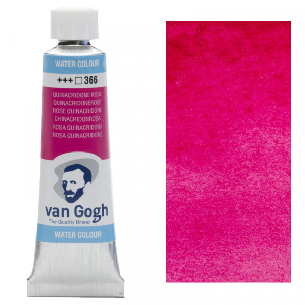 Краска акварельная Van Gogh, туба 10 мл, №366 Quinacridone Rose, RoyalTalens