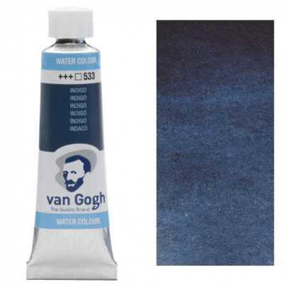 Краска акварельная Van Gogh №533 Индиго, туба 10мл, RoyalTalens