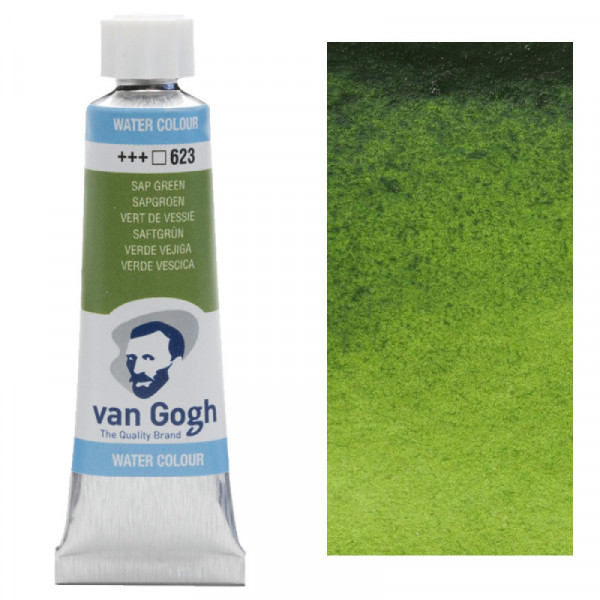 Краска акварельная Van Gogh, туба 10 мл, №623 №623 Sap Green, RoyalTalens