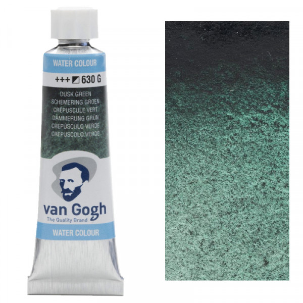 Краска акварельная Van Gogh, туба 10 мл, №630 Dusk Green, RoyalTalens