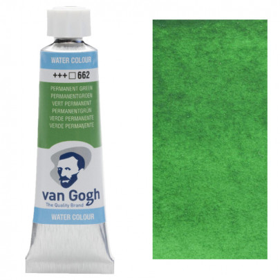 Краска акварельная Van Gogh №662 Зеленый, туба 10мл, RoyalTalens