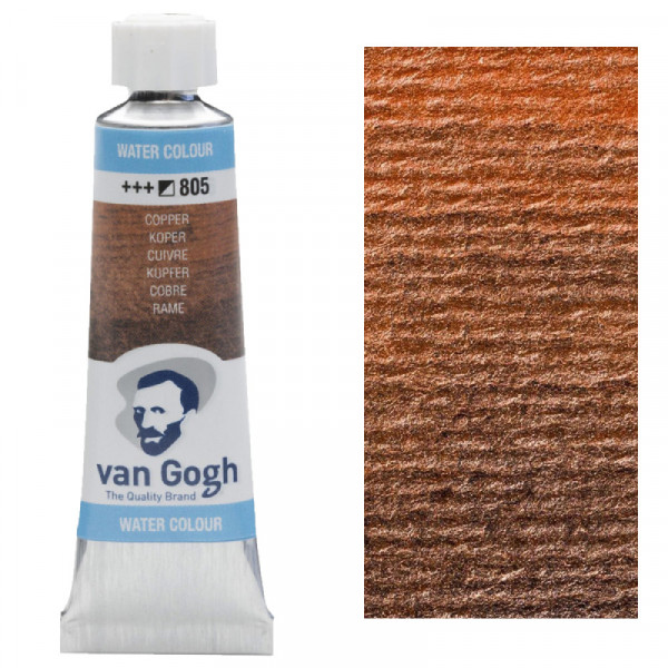 Краска акварельная Van Gogh, туба 10 мл, №805 Copper, RoyalTalens