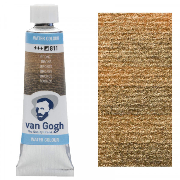 Краска акварельная Van Gogh, туба 10 мл, №811 Bronze, RoyalTalens