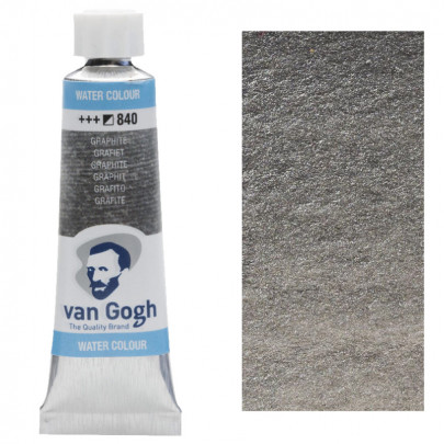 Краска акварельная Van Gogh №840 Графит, туба 10мл, RoyalTalens