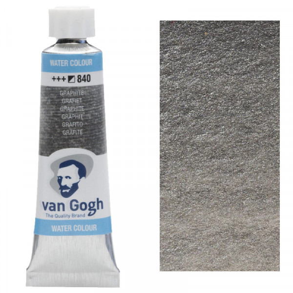 Краска акварельная Van Gogh, туба 10 мл, №840 Graphite, RoyalTalens