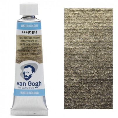 Краска акварельная Van Gogh №844 Интерферентный желтый, туба 10мл, RoyalTalens