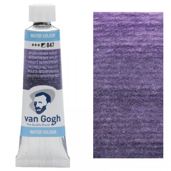 Краска акварельная Van Gogh, туба 10 мл, №847 Interference Violet, RoyalTalens