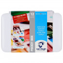 Набір акварельних фарб Van Gogh, 15 кювет, пластиковий пенал, RoyalTalens 