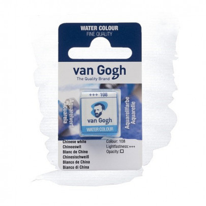 Краска акварельная Van Gogh №108 Белила китайские, кювета, RoyalTalens