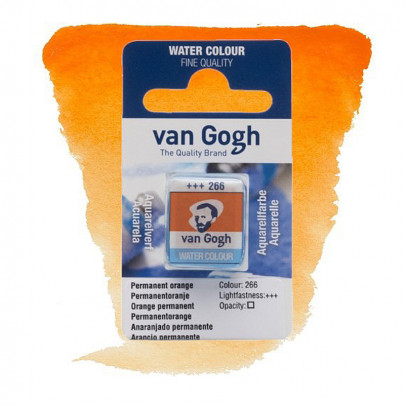 Краска акварельная Van Gogh №266 Оранжевый, кювета, RoyalTalens