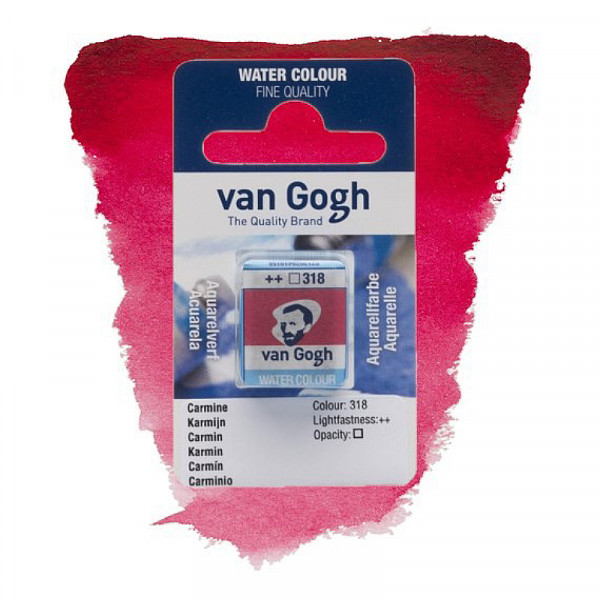 Акварельна фарба №318 Кармін кювета, Van Gogh RoyalTalens