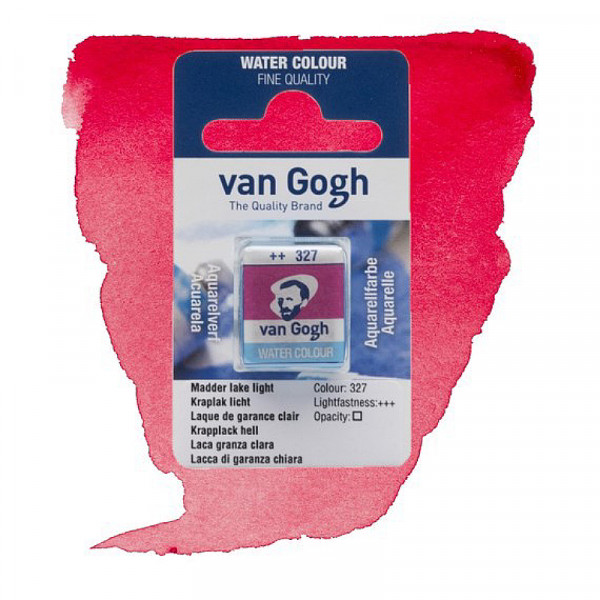Акварельна фарба №327 Маренова червона світла кювета, Van Gogh RoyalTalens