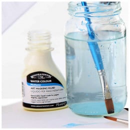 Маскуюча рідина Art masking fluid, пигментированная, 75 мл, Winsor & Newton