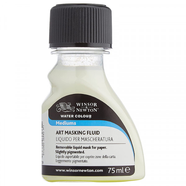 Маскуюча рідина Art masking fluid, пигментированная, 75 мл, Winsor & Newton