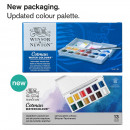 Набор акварельных красок  Winsor & Newton Cotman Sketchers’ Pocket Box, 12 цветов + кисточка