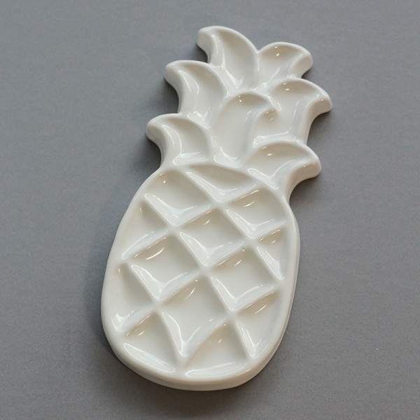 Палітра керамічна глазурована, Ананас, 22см*10,5см