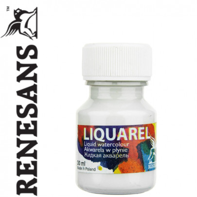 Renesans  рідка акварель LIQUAREL,30 МЛ, №100 БІЛИЙ