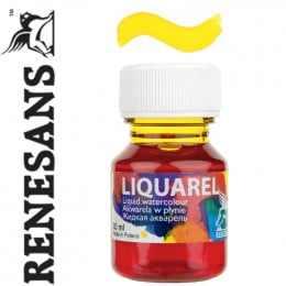 Рідка акварель  №110 СВІТЛИЙ ЖОВТИЙ 30 мл, Renesans LIQUAREL Рідка акварель  №110 СВІТЛИЙ ЖОВТИЙ 30 мл, Renesans LIQUAREL